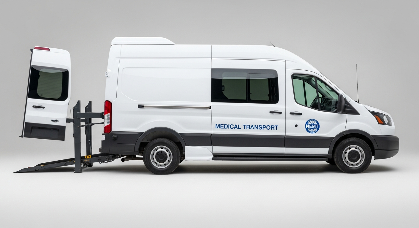 Wheelchair accessible paratransit van