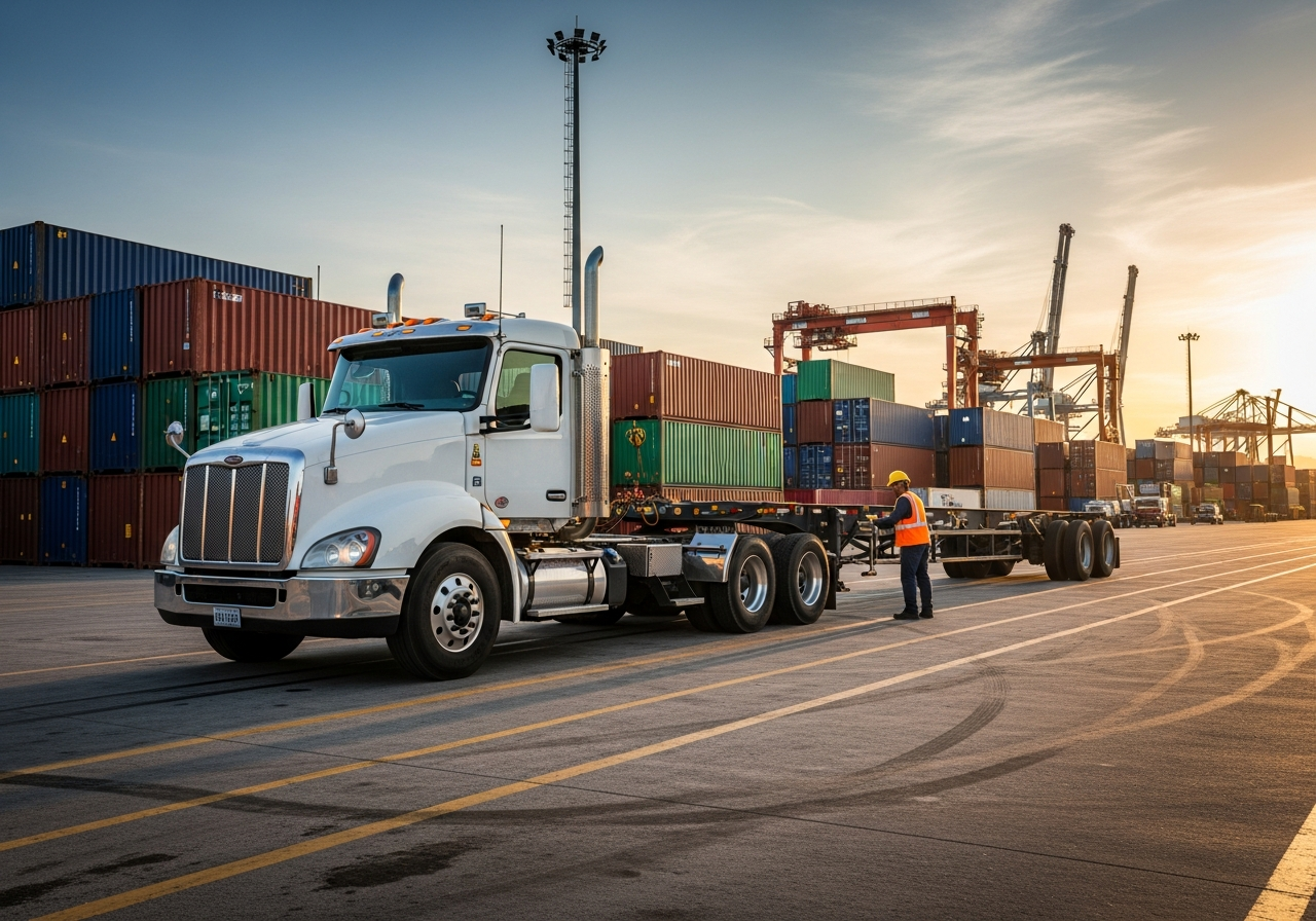 Trailer Interchange for commercial trucking